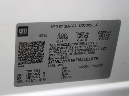Used 2022 Chevrolet Traverse LT w/ LT Premium Package AWD/4WD image 64