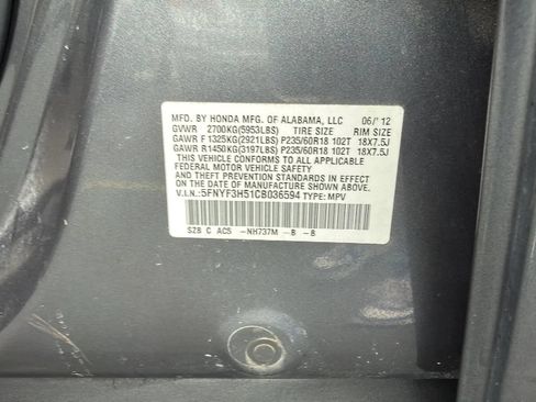Used 2012 Honda Pilot EX-L image 43