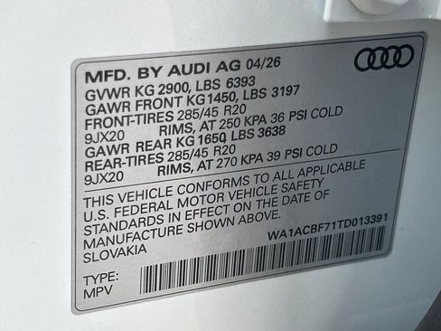 New 2026 Audi Q7 2.0T Premium AWD/4WD image 57