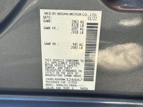 Used 2022 Nissan Altima 2.5 SV FWD image 40