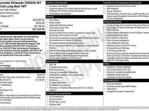 New 2025 Chevrolet Silverado 2500 W/T RWD image 2