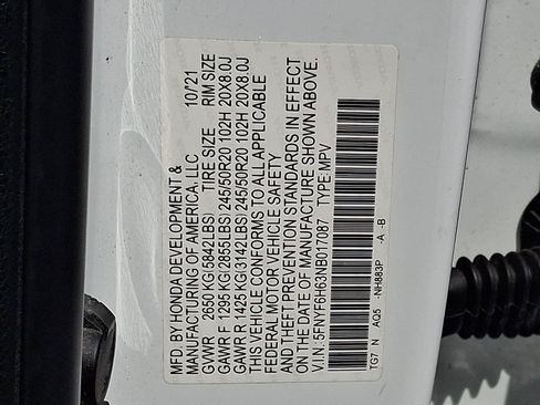 Used 2022 Honda Pilot Touring image 23