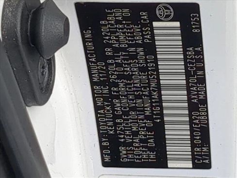 Used 2021 Toyota Camry SE FWD image 21