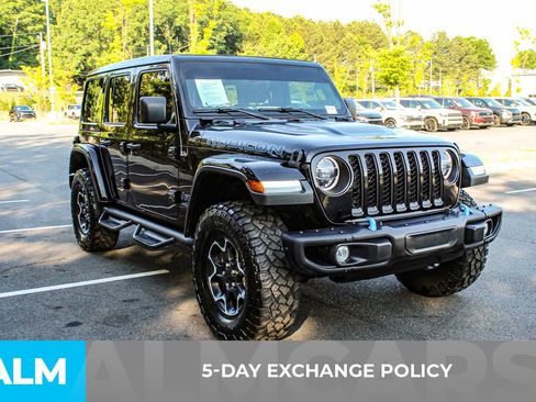 Used 2022 Jeep Wrangler Unlimited Rubicon 4xe w/ Steel Bumper Group AWD/4WD image 4