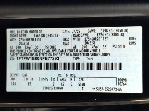 Used 2022 Ford F150 XLT w/ Equipment Group 302A High image 36