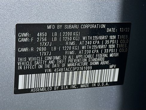 Used 2023 Subaru Outback Premium image 12