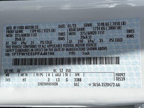 Used 2023 Ford F150 Lariat w/ Trailer Tow Package AWD/4WD image 34