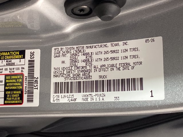 New 2026 Toyota Tundra Capstone AWD/4WD image 26