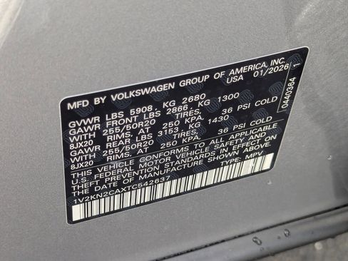 New 2026 Volkswagen Atlas SE image 43