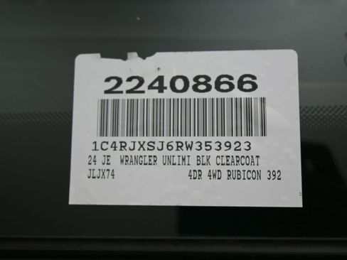New 2024 Jeep Wrangler Unlimited Rubicon 392 AWD/4WD image 11