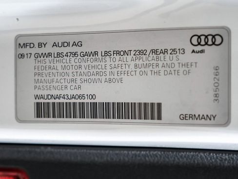 Used 2018 Audi A4 2.0T Premium w/ Convenience Package image 72