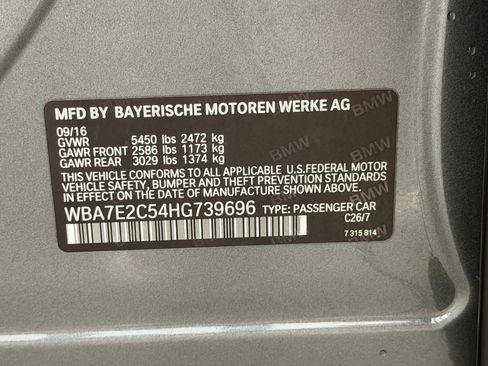 Used 2017 BMW 740i RWD image 27