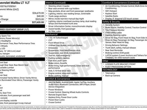 Used 2020 Chevrolet Malibu LT image 17