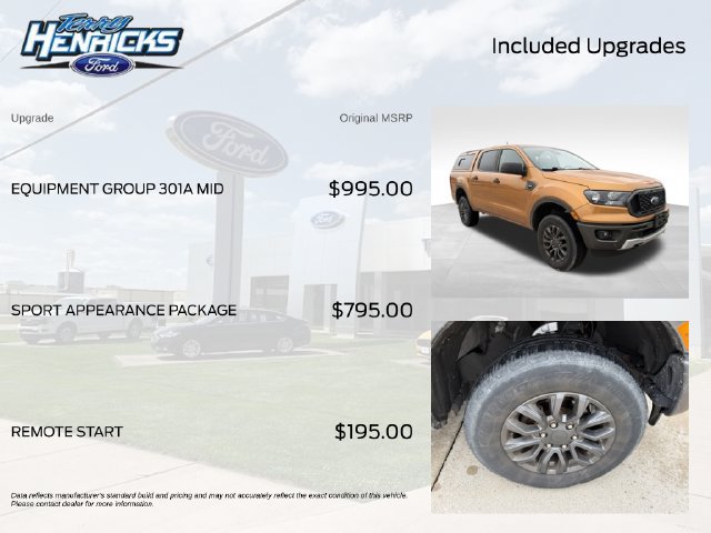 Used 2019 Ford Ranger XLT w/ Equipment Group 301A Mid AWD/4WD image 7