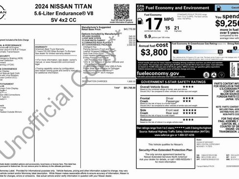Used 2024 Nissan Titan SV w/ SV Convenience Package image 2