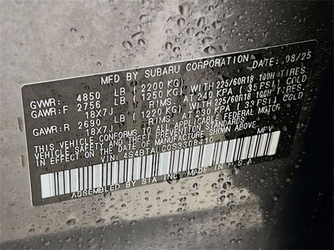 New 2025 Subaru Outback Onyx Edition image 37