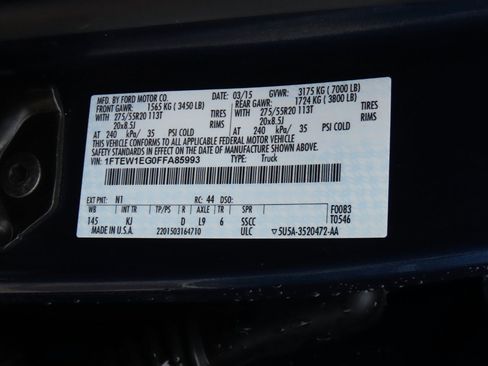 Used 2015 Ford F150 King Ranch w/ Equipment Group 601A Luxury image 32