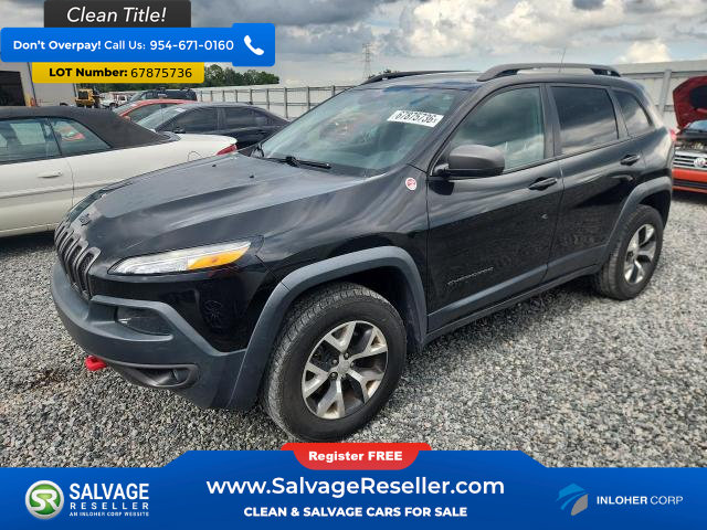 Used 2016 Jeep Cherokee Trailhawk w/ Comfort/Convenience Group AWD/4WD image 1