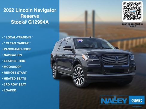 Used 2022 Lincoln Navigator Reserve AWD/4WD image 7