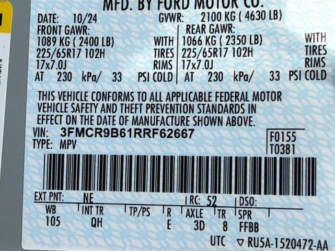 Used 2024 Ford Bronco Sport Big Bend w/ Convenience Package AWD/4WD image 34
