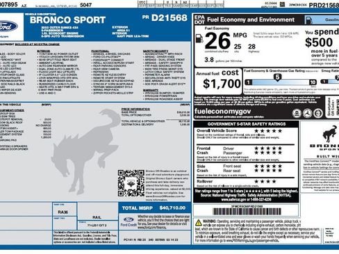 Used 2023 Ford Bronco Sport Outer Banks w/ Tech Package image 2