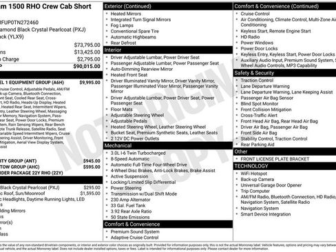Used 2026 RAM 1500 RHO w/ RHO Level 1 Equipment Group AWD/4WD image 5