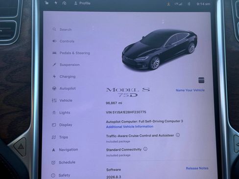 Used 2017 Tesla Model S 75D AWD/4WD image 16