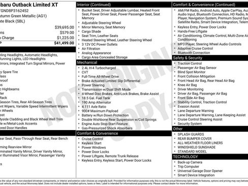 Used 2023 Subaru Outback Limited XT image 3