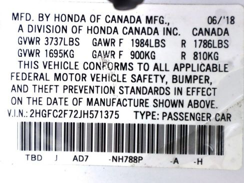 Used 2018 Honda Civic EX image 39