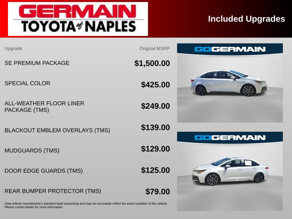 Used 2022 Toyota Corolla SE w/ SE Premium Package FWD image 5
