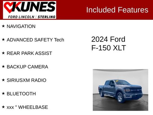 Used 2024 Ford F150 XLT w/ Mobile Office Package AWD/4WD image 2