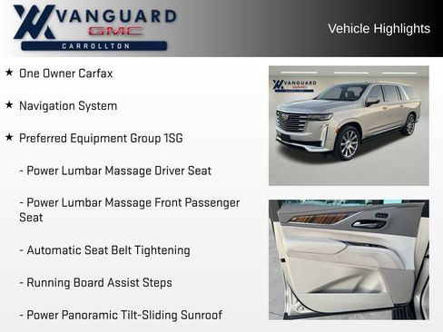 Used 2022 Cadillac Escalade ESV Premium Luxury Platinum image 5