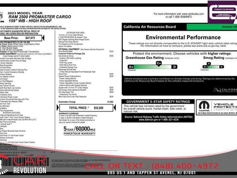 Used 2023 RAM ProMaster 2500 w/ Convenience Group FWD image 10
