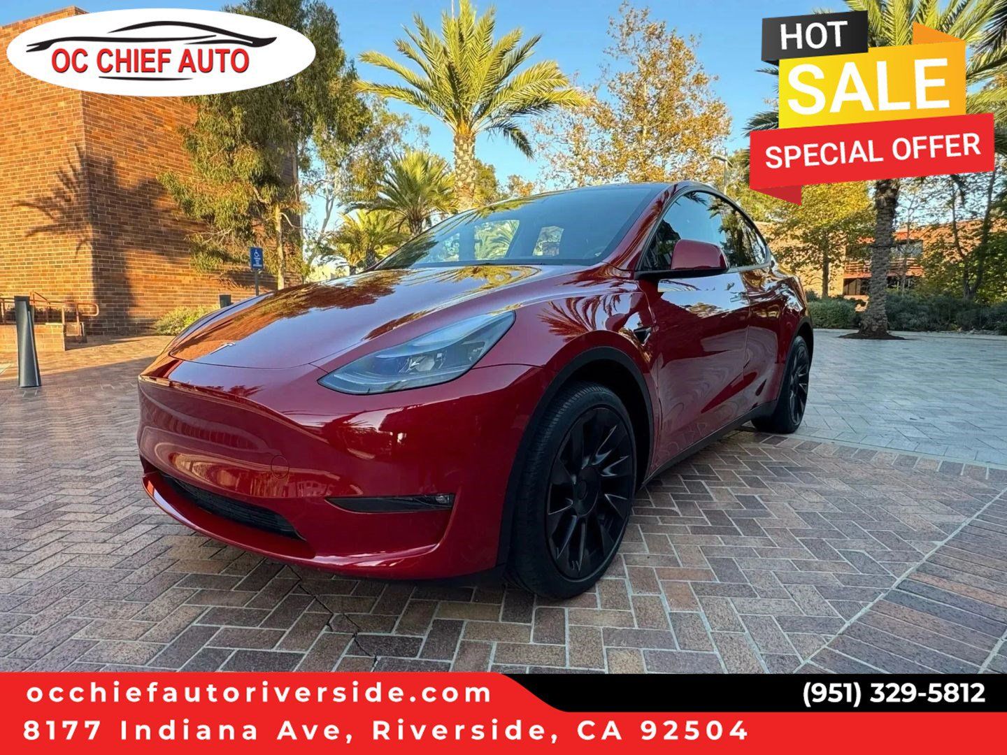 Used 2022 Tesla Model Y Long Range AWD/4WD image 1