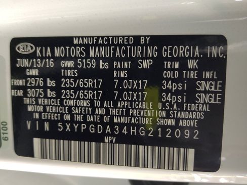 Used 2017 Kia Sorento AWD w/ LX Convenience Package image 33