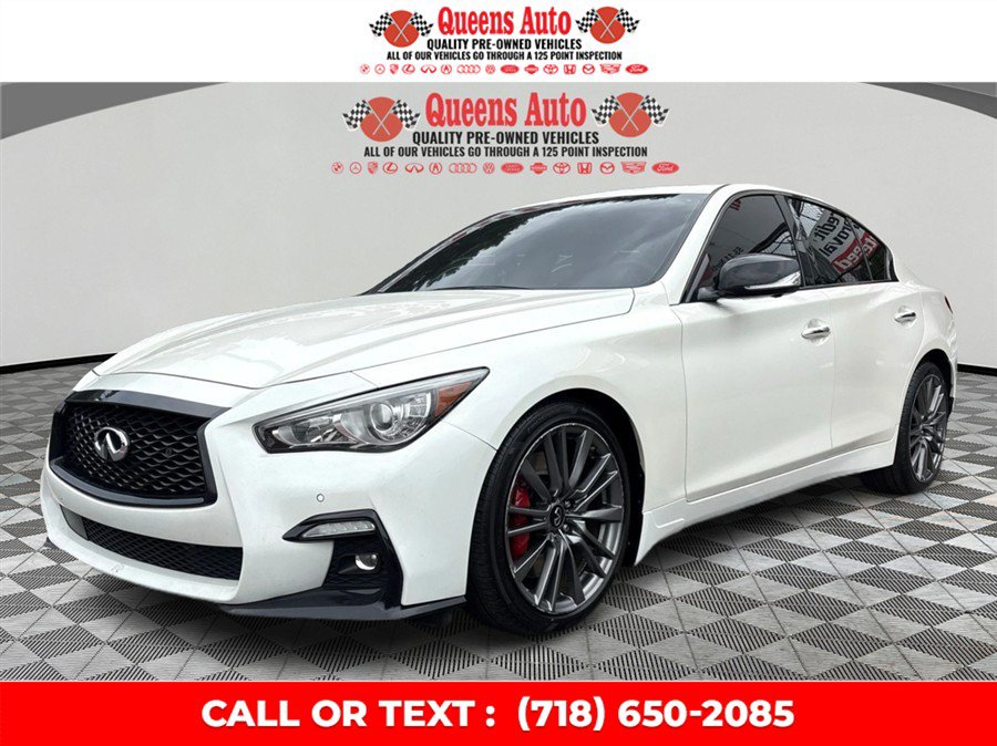 Used 2021 INFINITI Q50 Red Sport 400 w/ Cargo Package RWD image 2