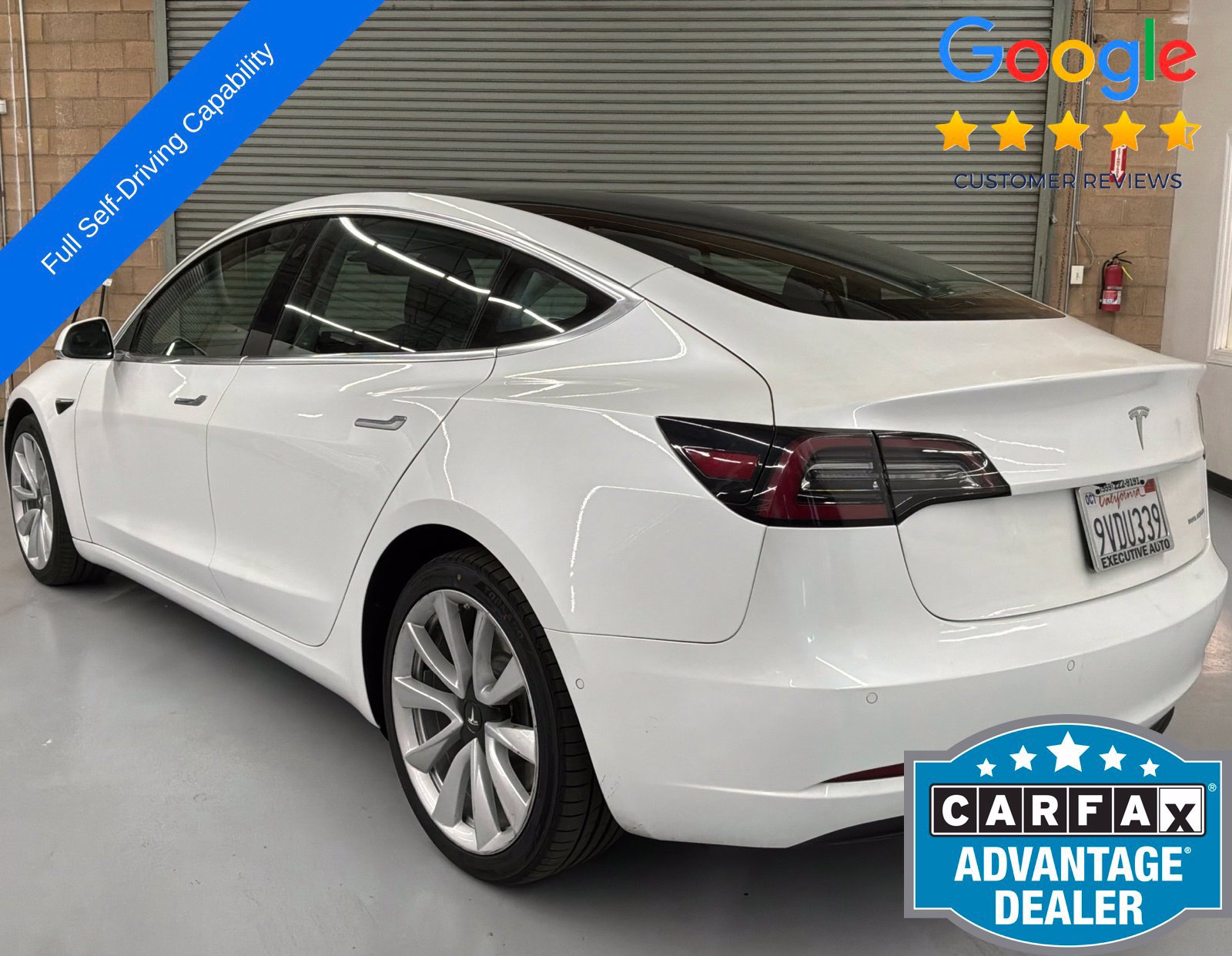 Used 2019 Tesla Model 3 Long Range AWD/4WD image 7