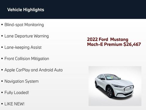 Used 2022 Ford Mustang Mach-E Premium RWD image 4