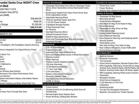 Certified 2024 Hyundai Santa Cruz Night AWD/4WD image 69