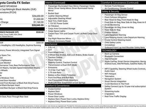 Certified 2025 Toyota Corolla FX w/ Convenience Package FWD image 6