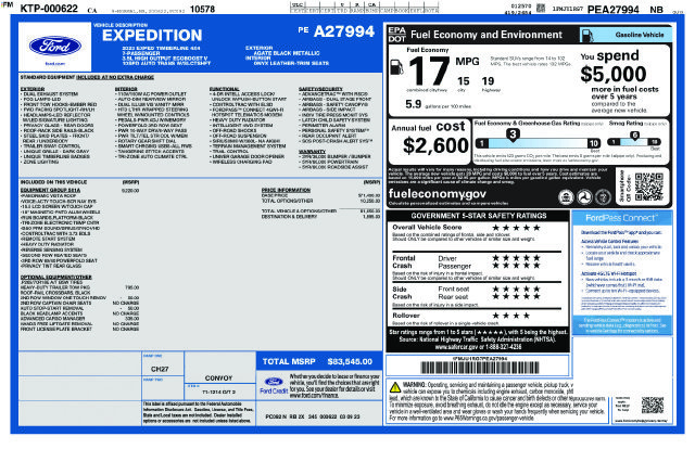 Used 2023 Ford Expedition Timberline AWD/4WD image 1