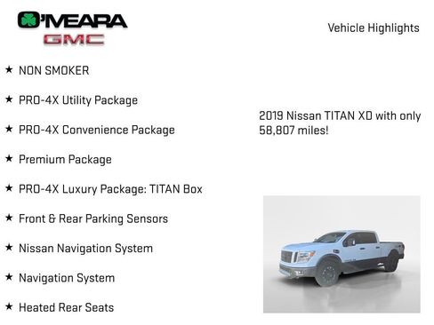 Used 2019 Nissan Titan PRO-4X w/ Pro-4x Convenience Package AWD/4WD image 8