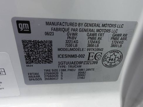 Used 2023 GMC Sierra 1500 Pro w/ Graphite Edition AWD/4WD image 20