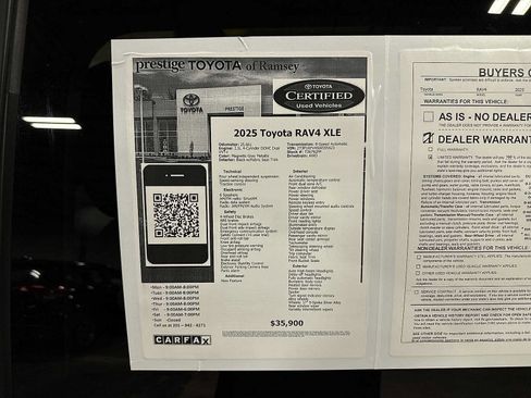 Certified 2025 Toyota RAV4 XLE AWD/4WD image 13