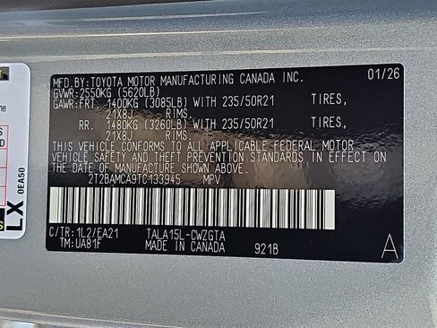 New 2026 Lexus RX 350 Premium AWD/4WD image 36