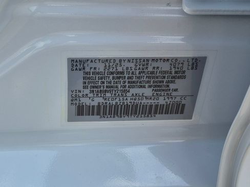 Certified 2026 Nissan Sentra S w/ Floor Mat Package FWD image 33