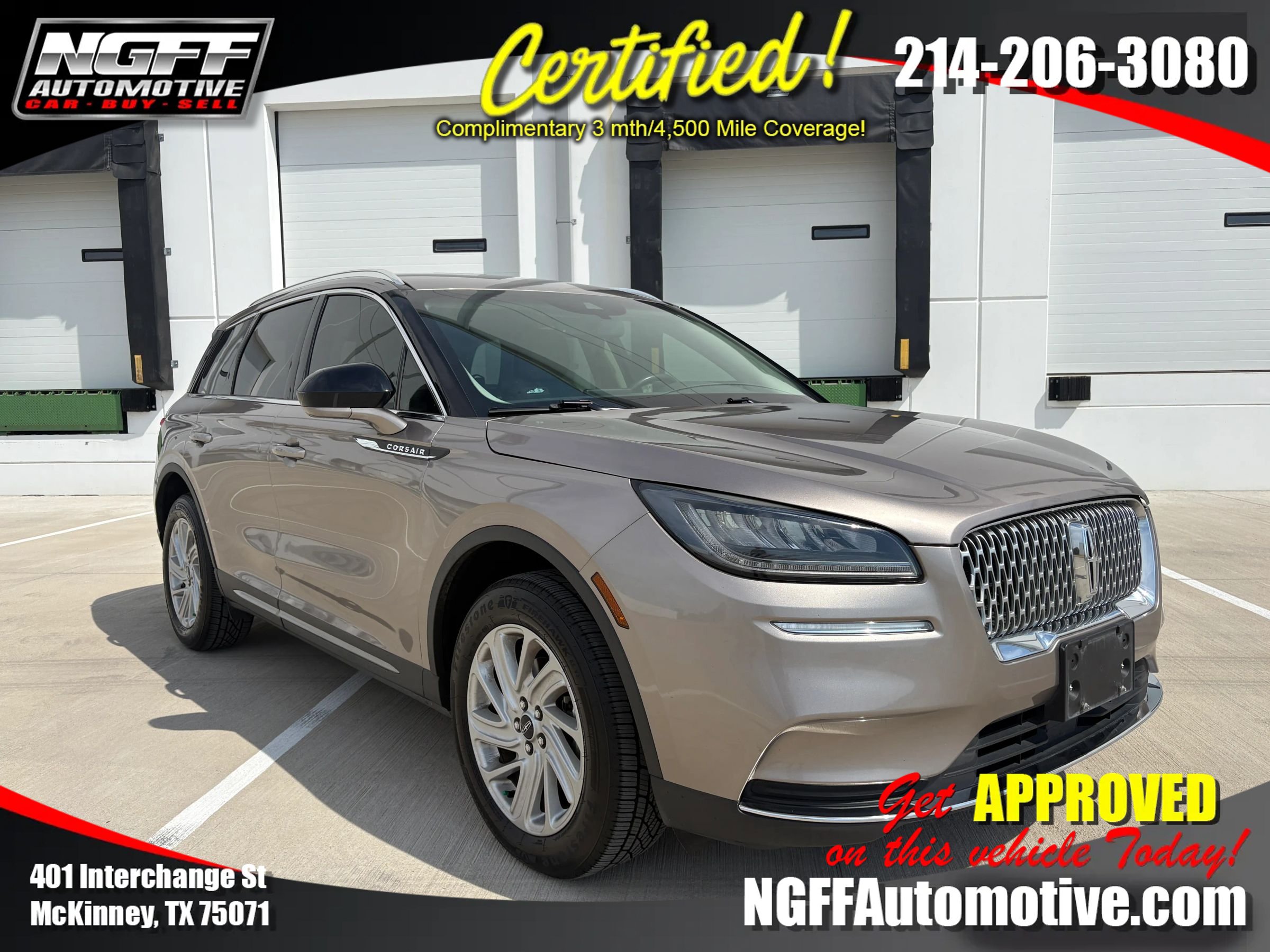 Used 2020 Lincoln Corsair FWD image 1