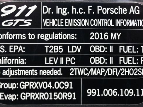 Used 2016 Porsche 911 Carrera 4 GTS AWD/4WD image 49