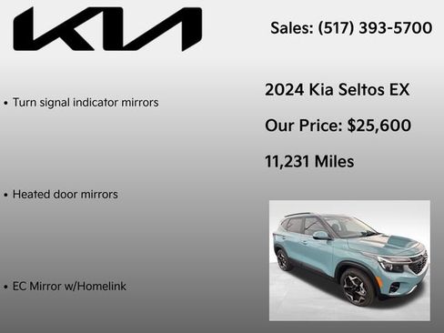 Used 2024 Kia Seltos EX AWD/4WD image 12