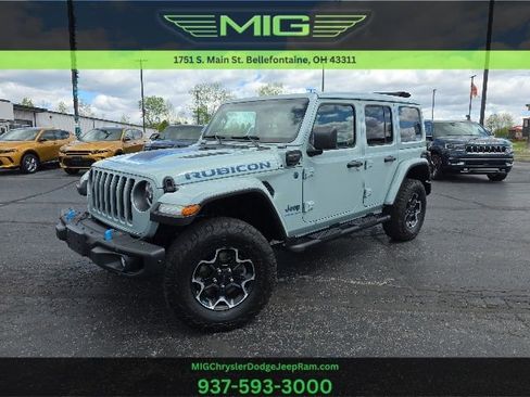 Used 2023 Jeep Wrangler Unlimited Rubicon 4xe w/ Steel Bumper Group AWD/4WD image 1